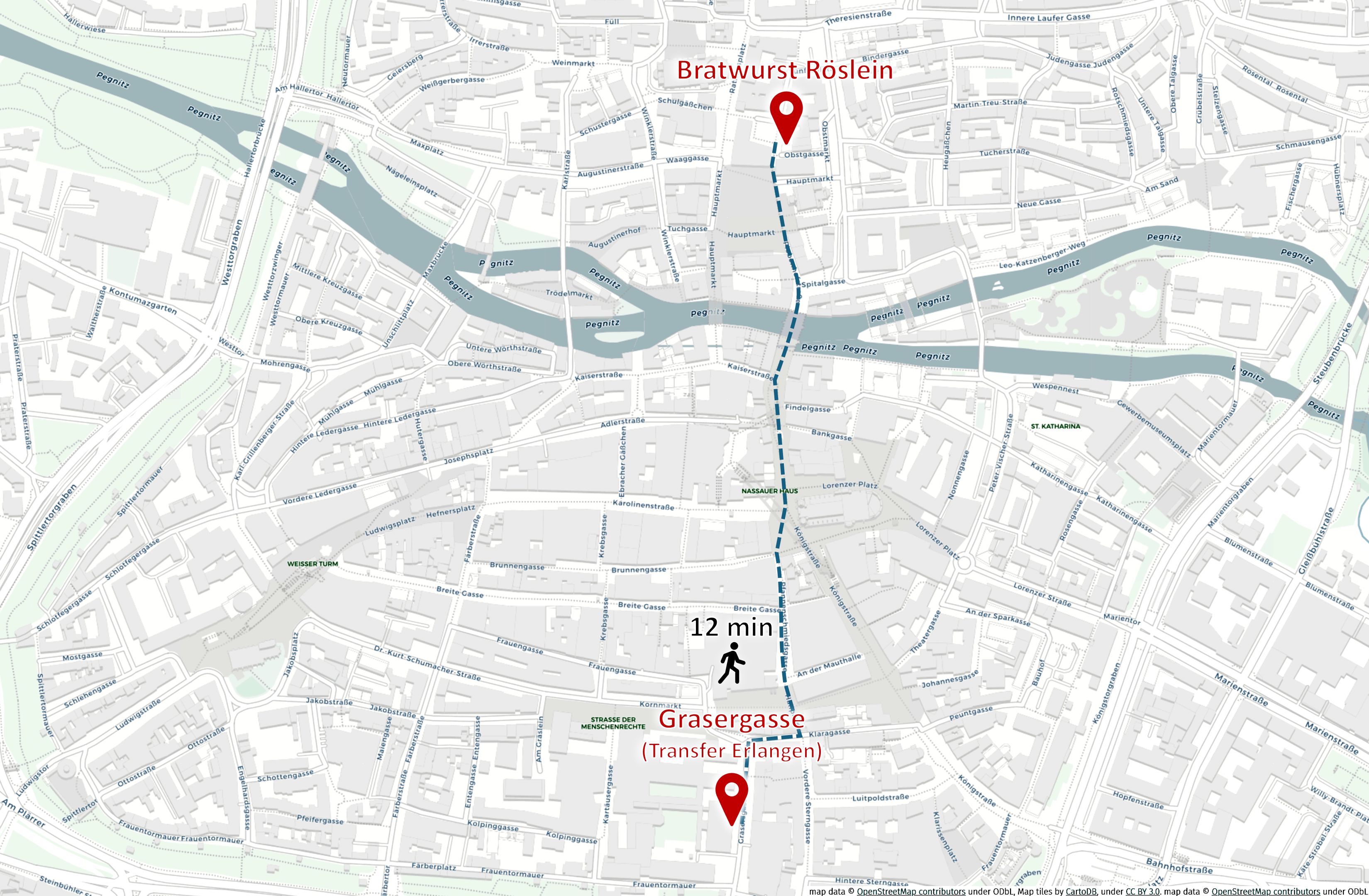 Map Nürnberg